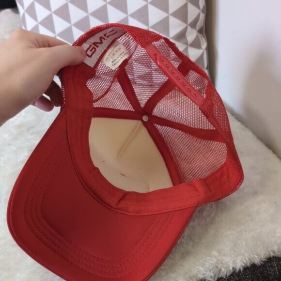 GMC Retro Style 80s 90s Rare Collectible Mesh Trucker Snap Back Cap OS - Picture 3 of 5